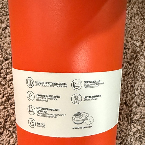 Stanley IceFlow Bold Orange Bottle - Picture 5 of 5